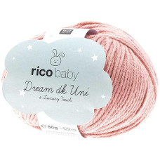Rico Design Wolle Baby Dream Uni dk 50 g, Altrosa