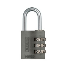 Abus Zahlenschloss 145/30 Lock-Tag Titanium Aluminium