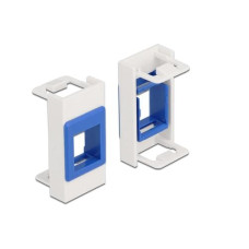 Delock Easy 45 Modul Keystone Halterung weiss / blau