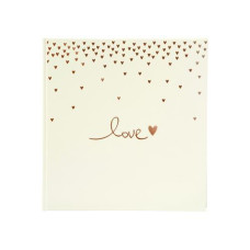Goldbuch Hochzeitsalbum Raining Hearts Beige