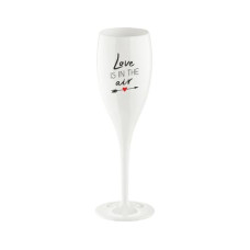 Koziol Sektglas Superglas Love is in the air 100 ml, 1 Stück, Weiss Koziol Sektglas Superglas Love is in the air 100 ml, 1 Stück, Weiss
