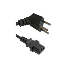 Diggelmann Netzkabel 2 m C13 - T12 90° Winkel, Schwarz Diggelmann Netzkabel 2 m C13 - T12 90° Winkel, Schwarz
