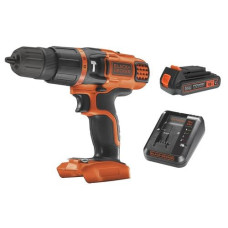 BLACK+DECKER Akku-Schlagbohrschrauber BDCH188N Kit 18V