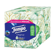 Tempo Taschentücher-Box Original Würfelbox 4-lagig 60 Stück Tempo Taschentücher-Box Original Würfelbox 4-lagig 60 Stück