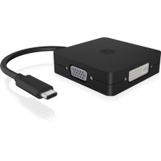 ICY BOX Adapter IB-DK1104-C USB Type-C - DisplayPort/DVI-D/HDMI/VGA