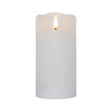 Star Trading LED-Kerze Flamme Rustic, Ø 7.5 x 15 cm, Weiss Star Trading LED-Kerze Flamme Rustic, Ø 7.5 x 15 cm, Weiss