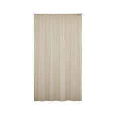 Hubatka Tagvorhang Voile mit Gleitern 200 x 240 cm, Creme