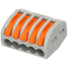 WAGO Verbindungsklemme Wago Klemme 5L 5-fach, 4 Stück WAGO Verbindungsklemme Wago Klemme 5L 5-fach, 4 Stück