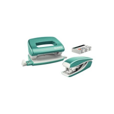 Leitz Locher und Mini-Heftgerät WOW 10 Seiten, Eisblau Leitz Locher und Mini-Heftgerät WOW 10 Seiten, Eisblau