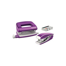 Leitz Locher und Mini-Heftgerät WOW 10 Seiten, Violett Leitz Locher und Mini-Heftgerät WOW 10 Seiten, Violett
