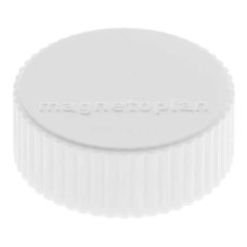 Magnetoplan Haftmagnet Discofix Magnum Ø 3.4 cm Weiss, 10 Stück