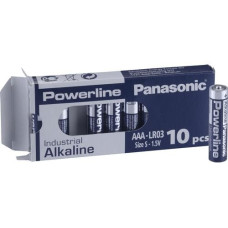 Panasonic Batterie Alkaline Powerline Industrial AAA 10 Stück