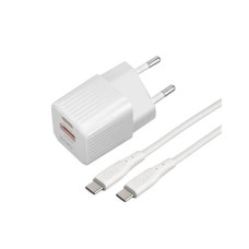 4smarts USB-Wandladegerät VoltPlug Duos Mini PD 20 W + Kabel