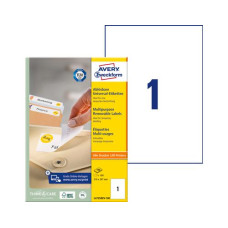 Avery Zweckform Universal-Etiketten 210 x 297 mm, 100 Blatt