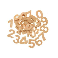 Glorex Holzzahl 30 Stück Glorex Holzzahl 30 Stück