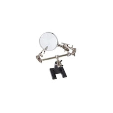 Velleman Platinenhalter mit Lupe, Vergrösserung x 2.5 Velleman Platinenhalter mit Lupe, Vergrösserung x 2.5