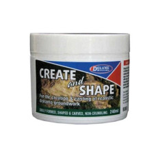 Deluxe Materials Modelliermasse Create and Shape 240 ml, Weiss Deluxe Materials Modelliermasse Create and Shape 240 ml, Weiss