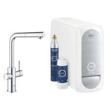 GROHE Küchenarmatur Blue Home L-Auslauf, Starter Kit, Chrom GROHE Küchenarmatur Blue Home L-Auslauf, Starter Kit, Chrom