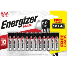 Energizer Batterie Max AAA 12+4 Stück