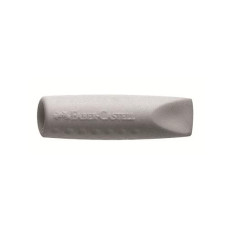 Faber-Castell Radiergummi Grip 2001 Eraser Cap 2 Stück, Grau