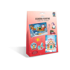 URSUS Bastelset Diamond Painting Christmas Lebkuchenhaus URSUS Bastelset Diamond Painting Christmas Lebkuchenhaus