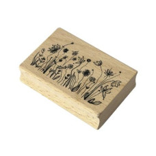 Artoz Motivstempel Blumenwiese Hellbraun