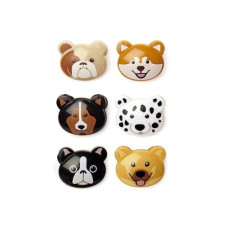 Kikkerland Verschlussclip Hund 6 Stück, Mehrfarbig Kikkerland Verschlussclip Hund 6 Stück, Mehrfarbig