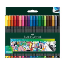 Faber-Castell Fineliner Grip Set 0.4 mm, 20 Stück Faber-Castell Fineliner Grip Set 0.4 mm, 20 Stück