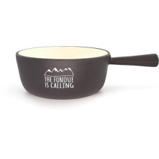 Heidi Cheese Line Fondue-Caquelon The Fondue is calling Schwarz