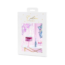 Partydeco Partyaccessoire Vorhang 90 x 250 cm, Opal Partydeco Partyaccessoire Vorhang 90 x 250 cm, Opal