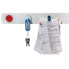 Franken Magnethaftleiste 50 x 5 cm, 1 Stück, Silber