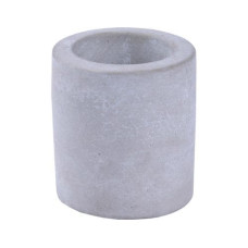 müller Kerzen Kerzenhalter 2 in 1 Stone 6.5 x 6 cm, 1 Stück, Steingrau