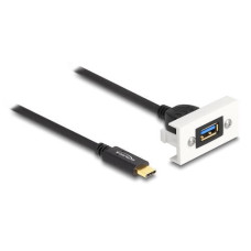 Delock Easy 45 Modul SuperSpeed USB-A zu USB-C, Kabelpeitsche Delock Easy 45 Modul SuperSpeed USB-A zu USB-C, Kabelpeitsche