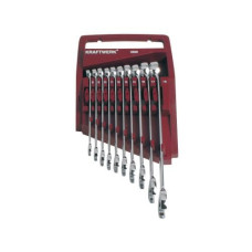 Kraftwerk Ringgabelschlüssel-Set voll poliert, 10-teilig Kraftwerk Ringgabelschlüssel-Set voll poliert, 10-teilig