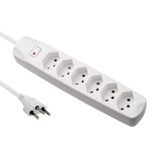 FURBER.power Steckdosenleiste 6x T13 mit Schalter FURBER.power Steckdosenleiste 6x T13 mit Schalter