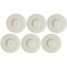 Villeroy & Boch Suppen- & Pastateller Manufacture Rock Ø 29 cm, 6 Stk, Weiss Villeroy & Boch Suppen- & Pastateller Manufacture Rock Ø 29 cm, 6 Stk, Weiss