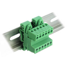 Delock Terminalblock 6 Pin, 5,08mm Rastermass gewinkelt Delock Terminalblock 6 Pin, 5,08mm Rastermass gewinkelt