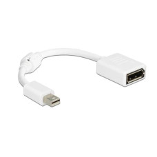 Delock Adapter Mini-DisplayPort - DisplayPort weiss, 4K, 15cm Delock Adapter Mini-DisplayPort - DisplayPort weiss, 4K, 15cm