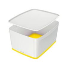 Leitz Aufbewahrungsbox MyBox WOW Gross, Gelb; Weiss, Deckel Leitz Aufbewahrungsbox MyBox WOW Gross, Gelb; Weiss, Deckel