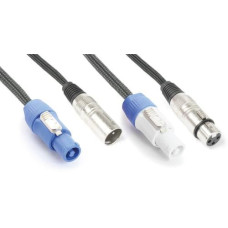 PD Connex CX05-3 Powercon - XLR 3 Pole, male 3 m PD Connex CX05-3 Powercon - XLR 3 Pole, male 3 m