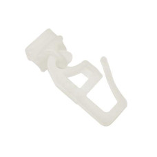 Gardinia Ösengleiter Mini mit Haken 20 Stück, Weiss