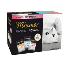 Miamor Nassfutter Ragout Royale Gelée Multipack Pute, Lachs, Kalb Miamor Nassfutter Ragout Royale Gelée Multipack Pute, Lachs, Kalb