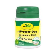 cdVet Hunde-Nahrungsergänzung cdProtect Dog, &lt; 15 kg, 18 Kapseln