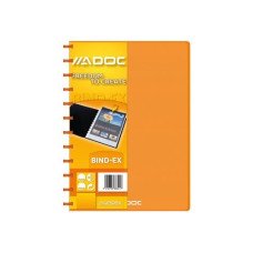 Adoc Sichtbuch Colorlines A4, 30 Taschen, Orange