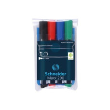 Schneider Whiteboard-Marker Maxx 290 Assortiert, 4 Stück Schneider Whiteboard-Marker Maxx 290 Assortiert, 4 Stück