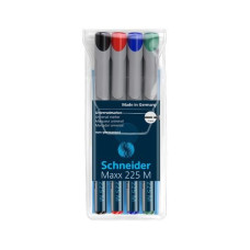 Schneider Permanent-Marker OHP Maxx Assortiert, M, 4 Stück
