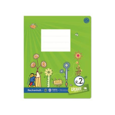 Formati Schulheft R.2 19.5 x 24 cm quart, Kariert, Grün Formati Schulheft R.2 19.5 x 24 cm quart, Kariert, Grün