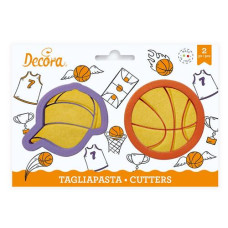 Decora Guetzli-Ausstecher-Set 2 Stück, Basketball