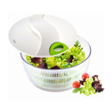 Moha Salatschleuder Turby 24 cm, Transparent/Weiss Moha Salatschleuder Turby 24 cm, Transparent/Weiss