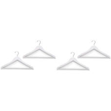 Zeller Present Kleiderbügel 4 Stück, Weiss Zeller Present Kleiderbügel 4 Stück, Weiss